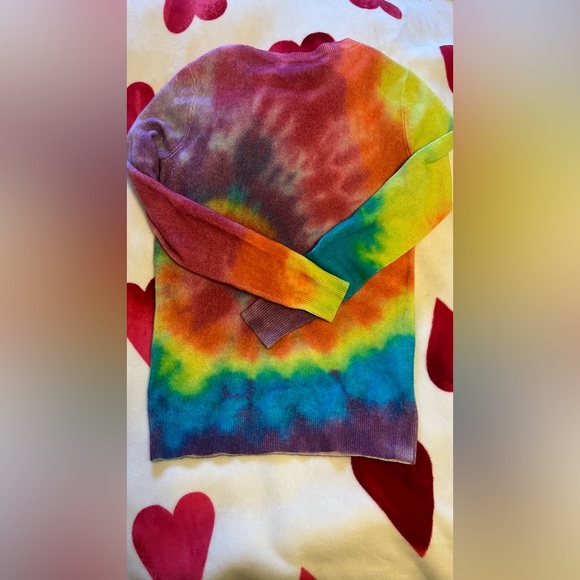 C by Bloomingdale's Tie-Dye Cashmere Sweater - Picture 3 of 3